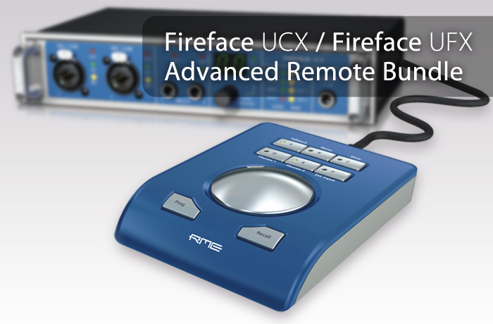 Fireface UCX/UFX Advanced Remoteバンドル