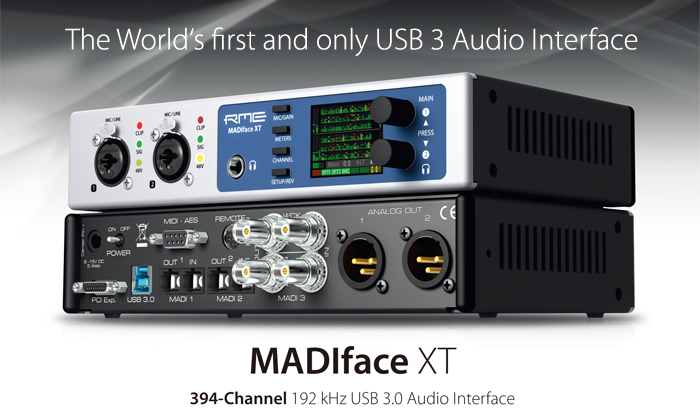 世界初、USB3オーディオ・インターフェイス MADIface XT 登場