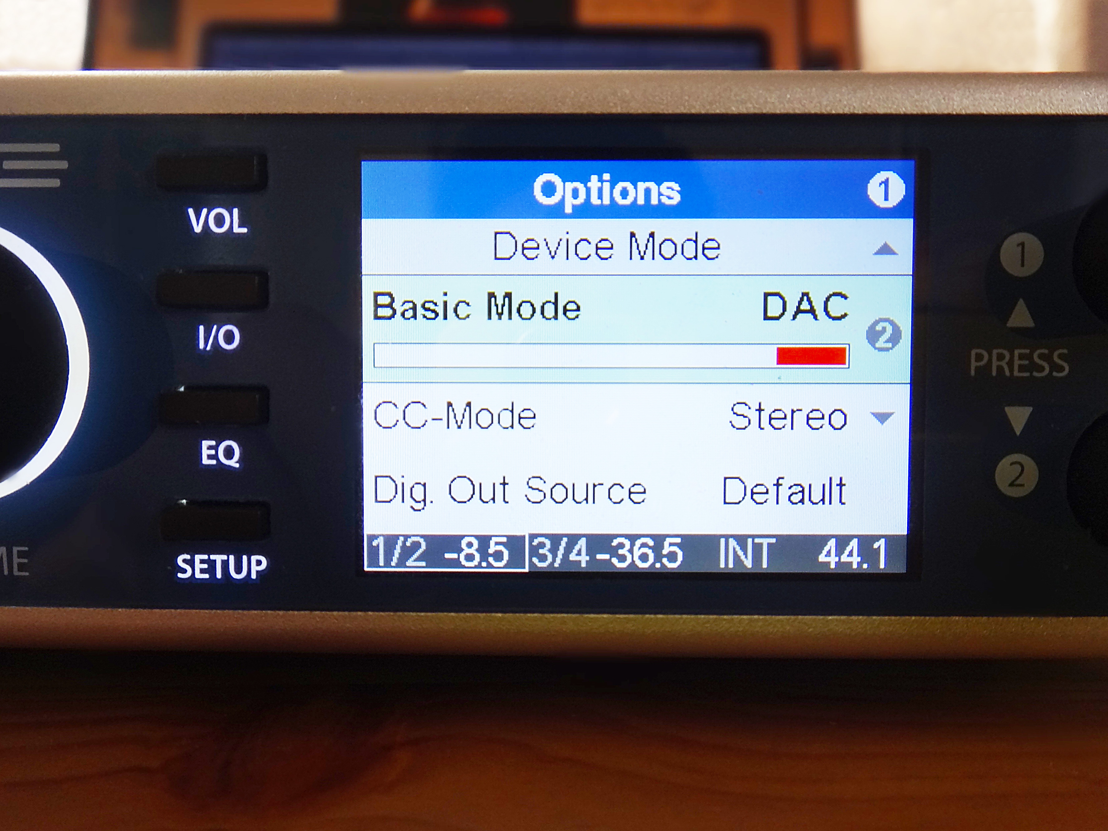 DACモード DACモード